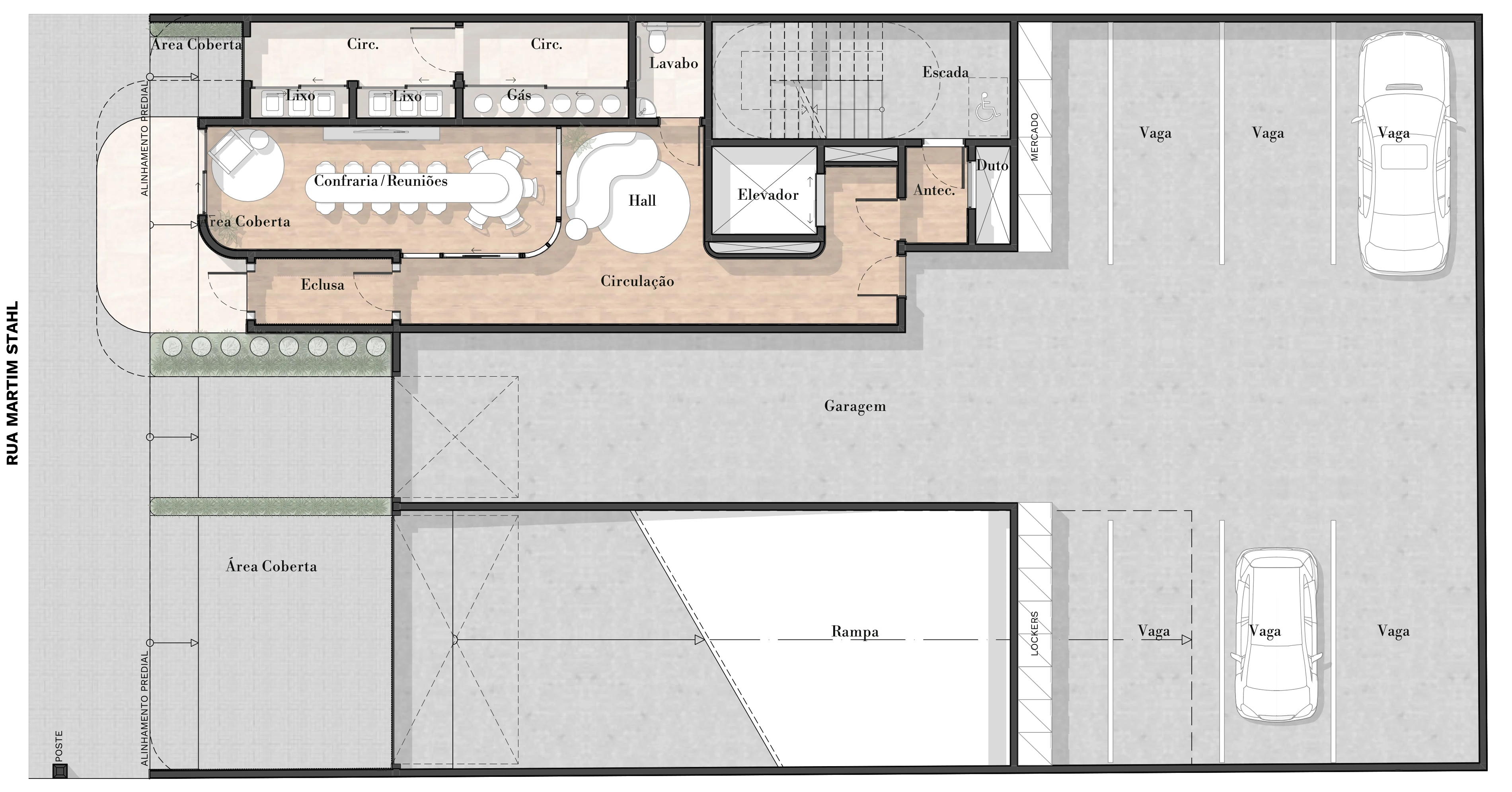 Planta sanitizada do empreendimento
